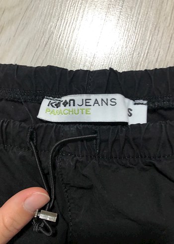 s Beden Siyah Rahat Kesim Kadın Kumaş Pantolon