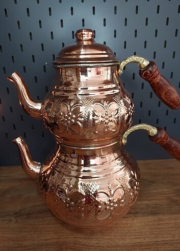 Beden camel Renk Bakır çaydanlık