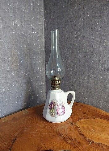 Fragonard desenli gaz lambası 