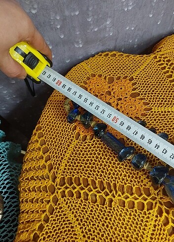 Beden mavi Renk Murano tesbih