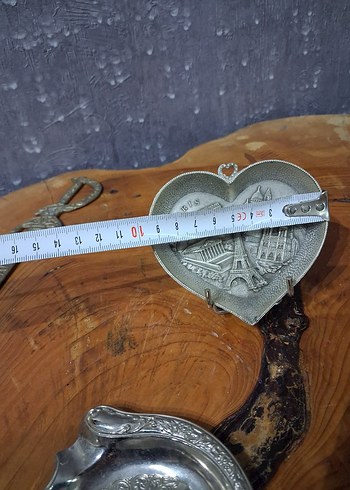 zin malzeme Paris Temalı Dekoratif tabak - Görsel 6