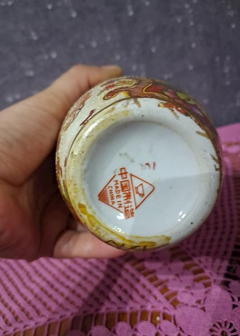  Beden Çiçek Desenli Renkli Seramik Vazo eski çin adet fiyatıdır