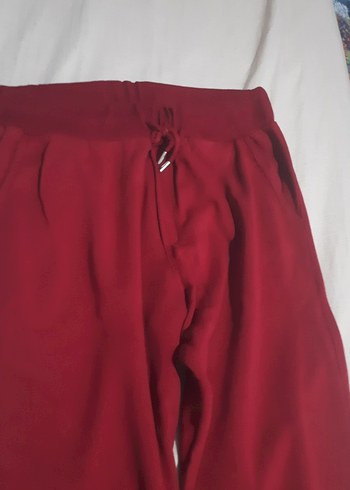 Bordo Fermuarlı eşofman - Görsel 2