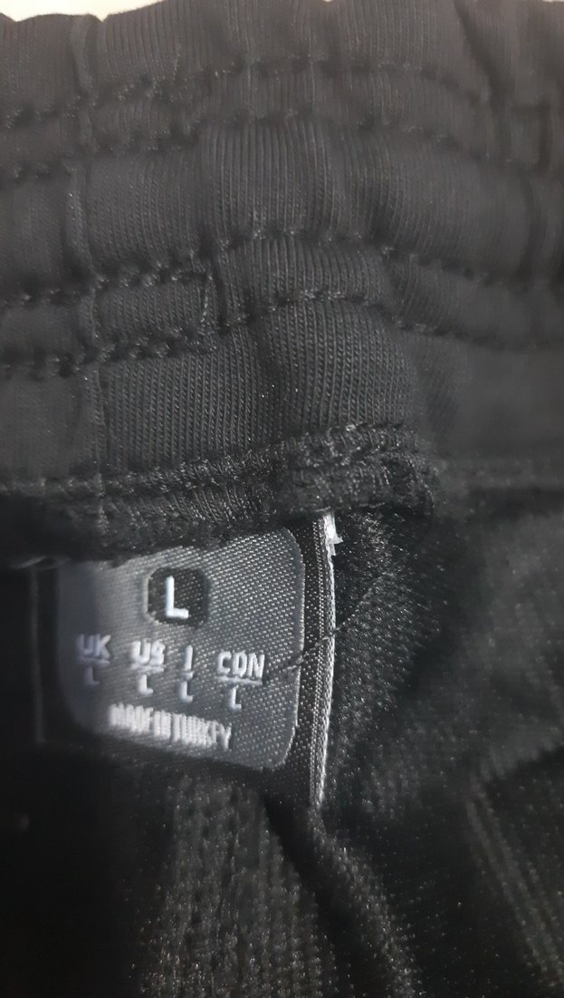 Erkek Siyah Baskılı Rahat Kesim Eşofman - Görsel 3