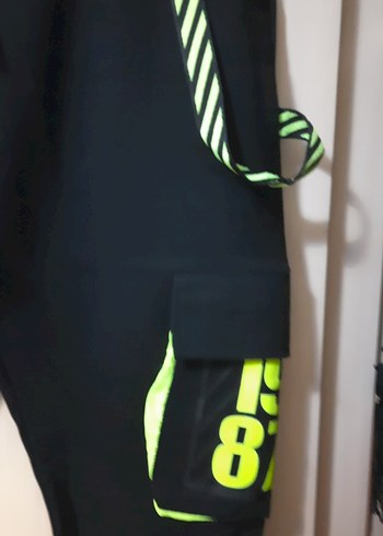 Siyah Baskılı Erkek Eşofman Altı - Görsel 2