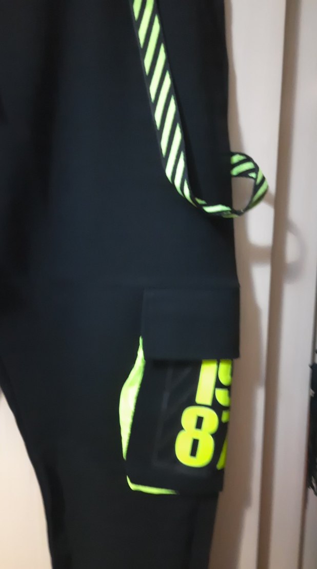 Siyah Baskılı Erkek Eşofman Altı - Görsel 2