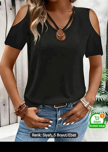 xl Beden siyah Renk Siyah V Yaka Mini Kadın Bluz