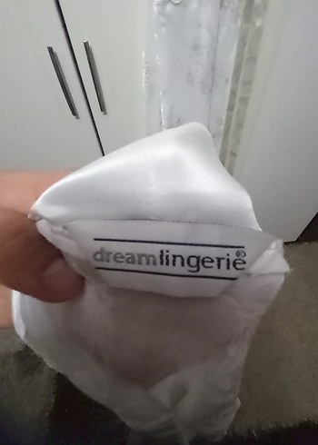 Uzun Beyaz Bohem Kadın Sabahlık - Görsel 4