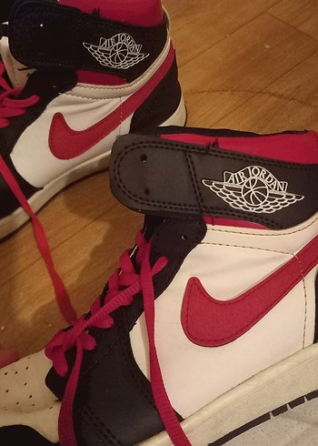 Koyu Kırmızı Erkek Spor Ayakkabı Bağcığı - Görsel 3