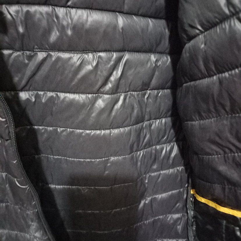 Sarı Siyah Kapüşonlu Erkek cocugu  Mont - Görsel 4