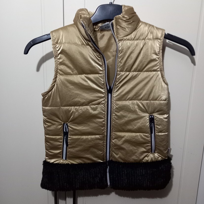 Kısa Kesim Fermuarlı Kiz cocugu Yelek - Görsel 2