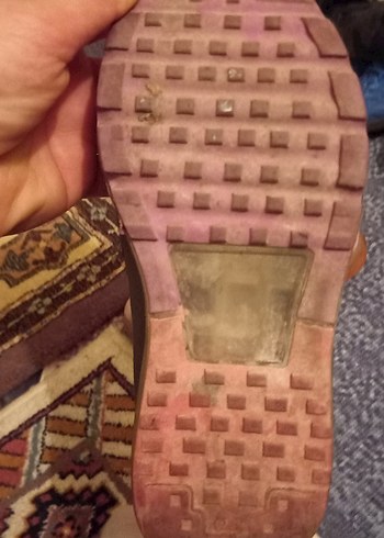 kiz Çocuk Kahverengi Cırt Cırtlı Spor Ayakkabı - Görsel 3