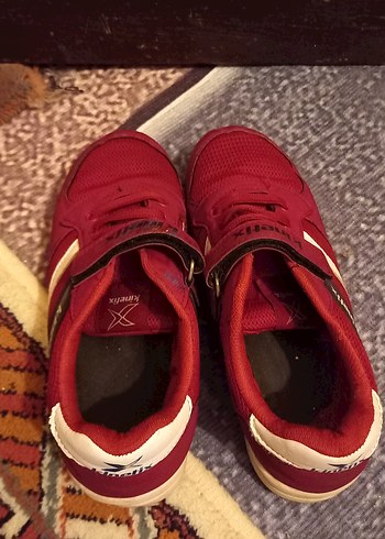 Kinetix Kız Çocuk Kırmızı Cırt Cırtlı Spor Ayakkabı - Görsel 3