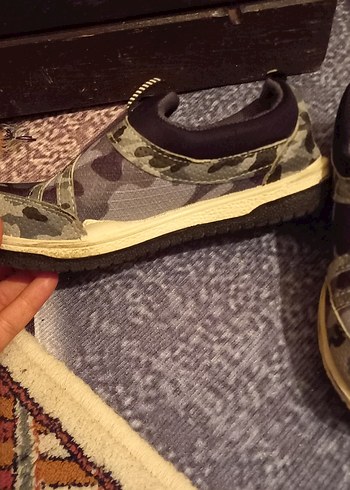 Kahverengi Kamuflaj Desenli Erkek Çocuk Spor Ayakkabısı - Görsel 3