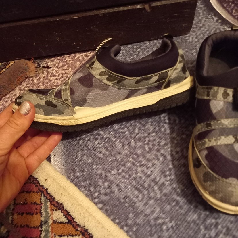 Kahverengi Kamuflaj Desenli Erkek Çocuk Spor Ayakkabısı - Görsel 3