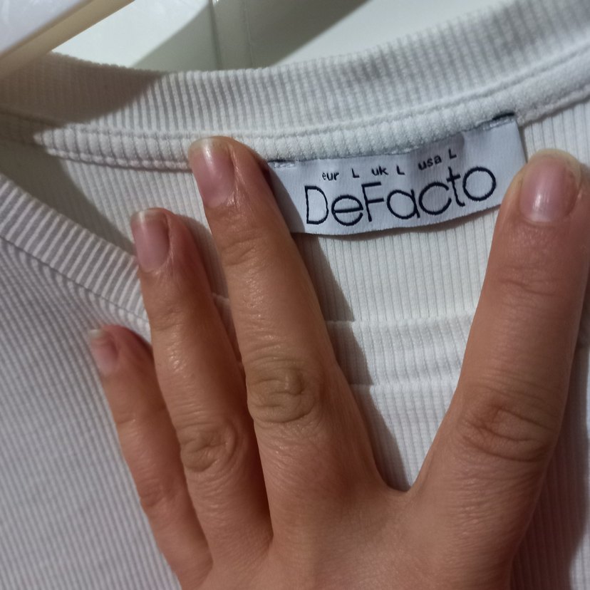 Gri Baskılı Uzun Kollu Kız Tişörtü - Görsel 5