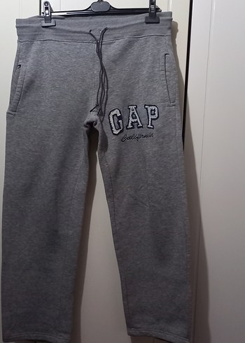 GAP Erkek Gri Fermuarlı Eşofman Altı - Görsel 2