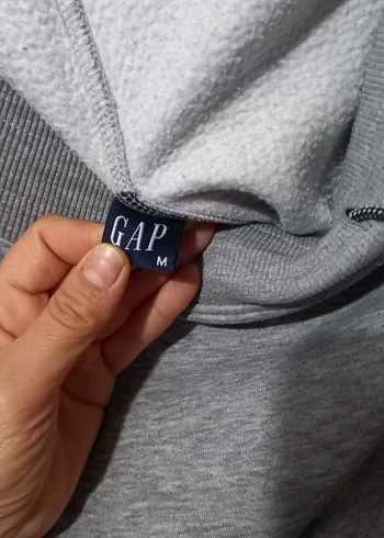 GAP Erkek Gri Fermuarlı Eşofman Altı - Görsel 4