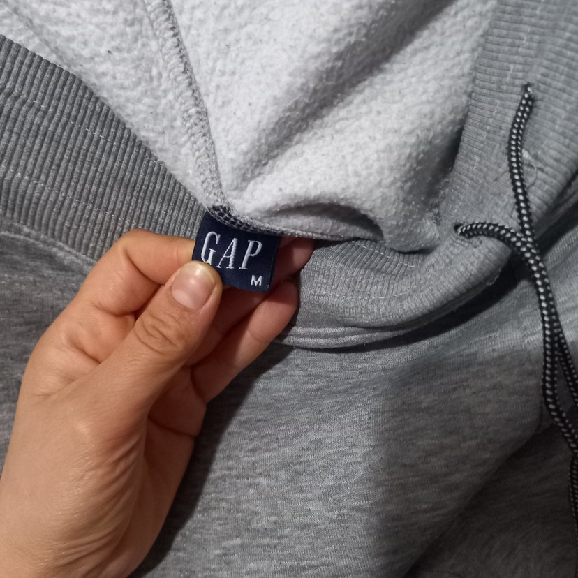 GAP Erkek Gri Fermuarlı Eşofman Altı - Görsel 4