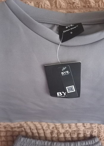 Gri Mini Salaş Hamile Şortu Takımı - Görsel 4