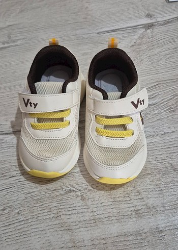 Renkli Baskılı Beyaz Erkek Çocuk Spor Ayakkabı - Görsel 7