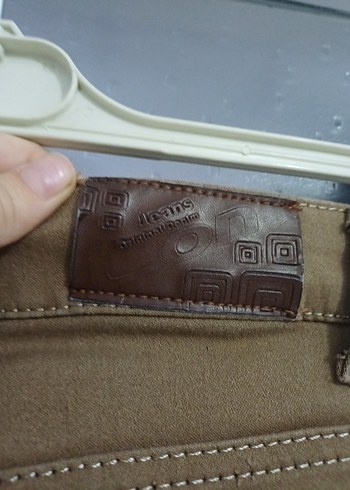 s Beden Kahverengi Kadın Denim Pantolon