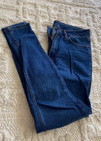 Lacivert Kadın Denim Pantolon - Görsel 9