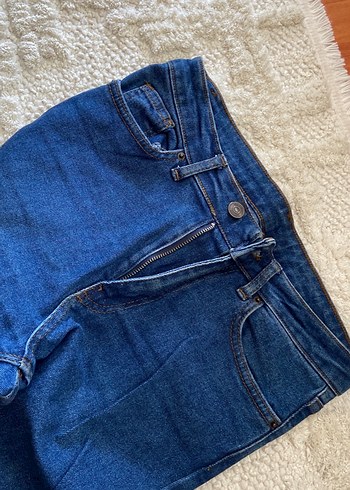 Lacivert Kadın Denim Pantolon - Görsel 5