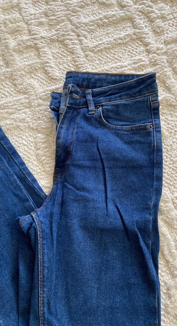 Lacivert Kadın Denim Pantolon - Görsel 2