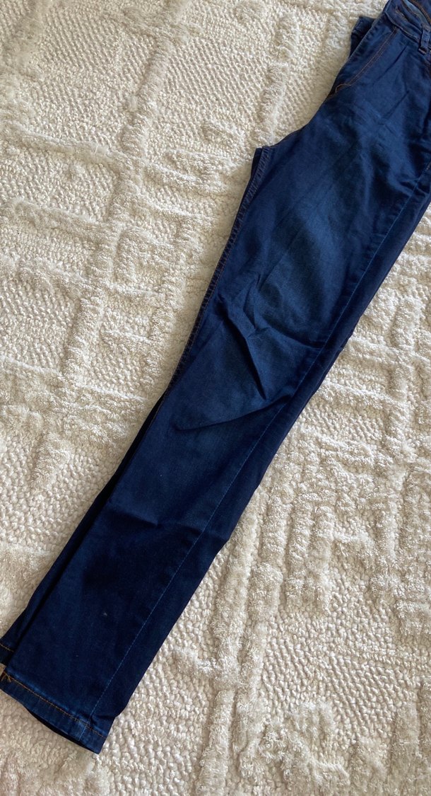 Lacivert Slim Fit Denim Pantolon - Görsel 4