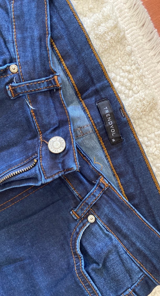 Lacivert Slim Fit Denim Pantolon - Görsel 2