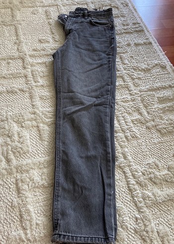 Gri mom jeans - Görsel 6