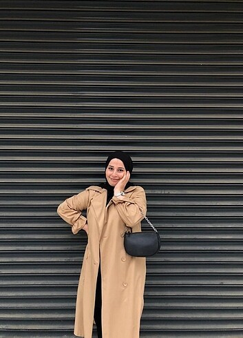 diğer Beden camel Renk trenckot