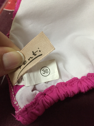 s Beden pembe Renk Pembe bikini üstü