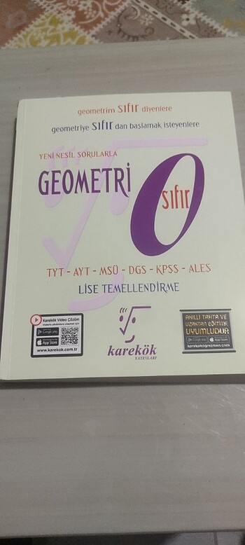  KAREKÖK YAYINLARI YENİ SORULARLA GEOMETRİ, Geometrim SIFIR diye