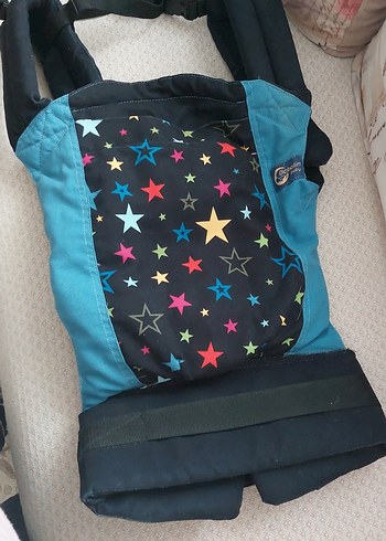 Mavi Bebek Taşıyıcı Renkli Yıldız Desenli - Görsel 6