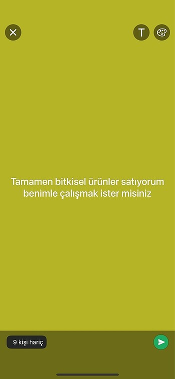 Tamam hadi sen ürünler satıyorum benimle konuşan olarak çalışmak