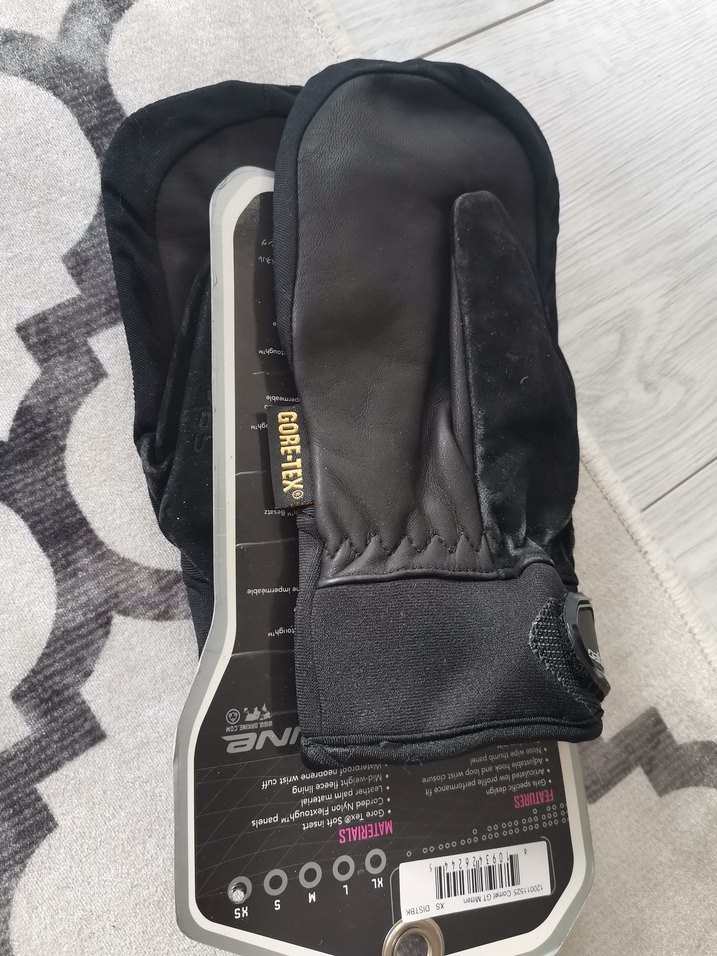 Erkek Siyah Biker Kayak Eldiveni GORE-TEX® - Görsel 2