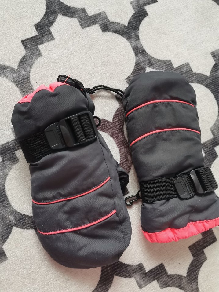 Kız Çocuk Gri Polar Eldiven hema - Görsel 2