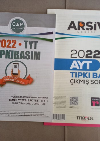 2022 TYT ve AYT Çıkmış Sorular Kitapları