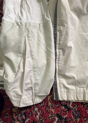 Orijinal Erkek Beyaz Rahat Kesim Kumaş Pantolon tarzı eşofman - Görsel 8