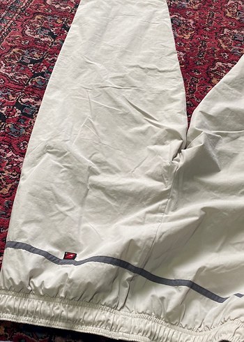 Orijinal Erkek Beyaz Rahat Kesim Kumaş Pantolon tarzı eşofman - Görsel 7