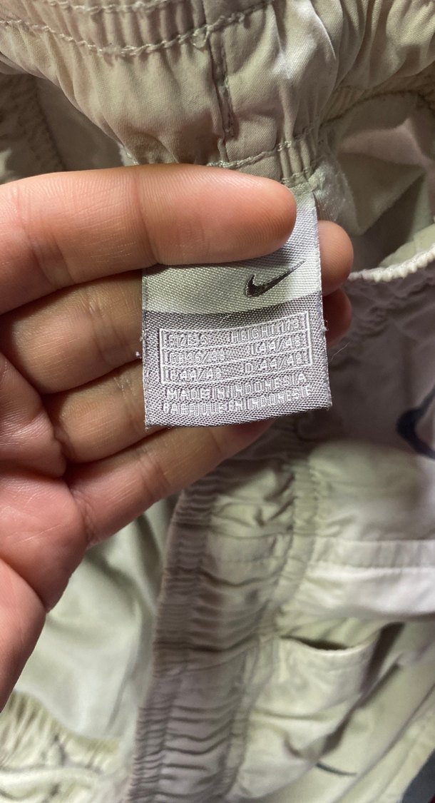 Orijinal Erkek Beyaz Rahat Kesim Kumaş Pantolon tarzı eşofman - Görsel 5