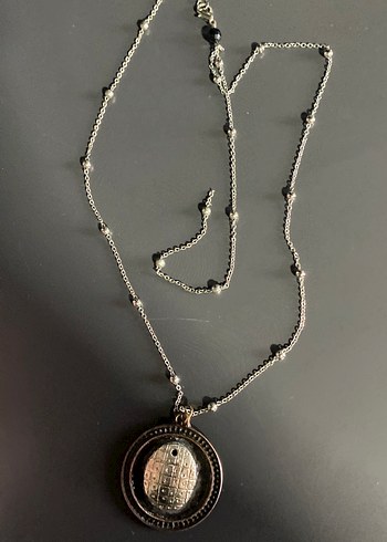 Parlak Kahverengi Kedi Aksesuarı Kolye eskitme WİNTAGE  - Görsel 2