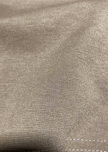 Kahverengi Coffee Renginde Kolsuz Midi Elbise - Görsel 3