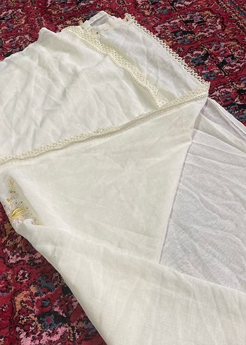 Nakışlı Bohem krem Rengi mutfak perdesi - Görsel 5