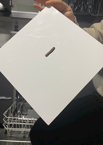 Beyaz Minimalist Lüx parlak MDF açılmayan para kutusu - Görsel 4