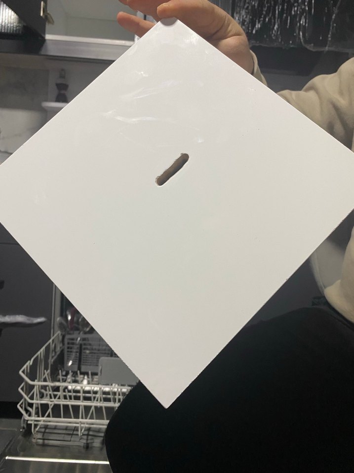 Beyaz Minimalist Lüx parlak MDF açılmayan para kutusu - Görsel 4