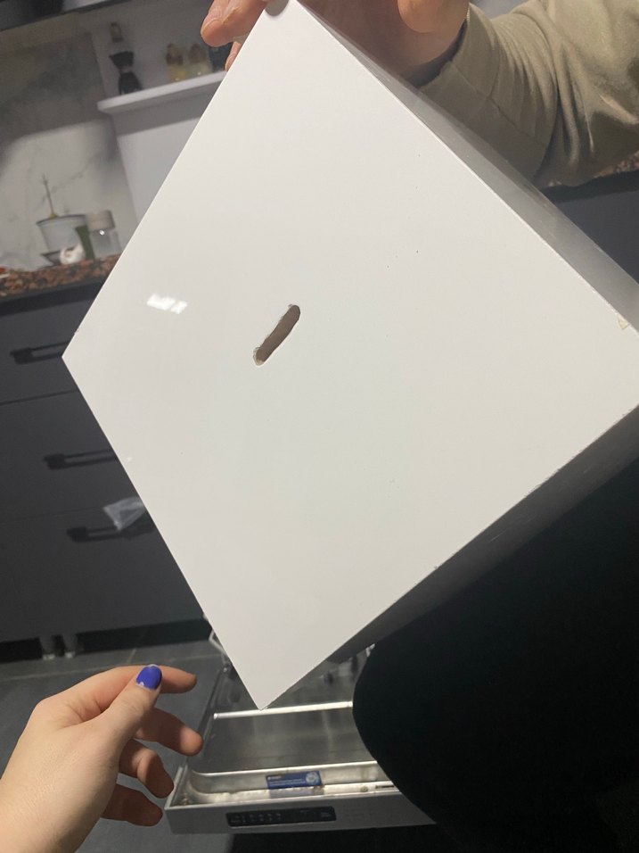 Beyaz Minimalist Lüx parlak MDF açılmayan para kutusu - Görsel 3