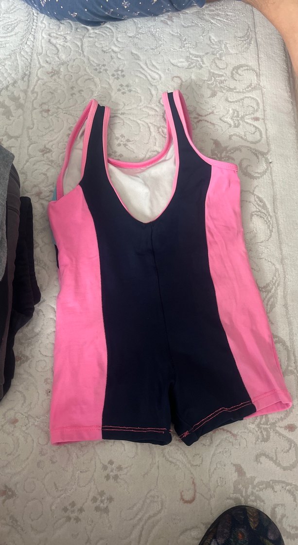 Kız çocuk şortlu mayo - Görsel 2